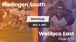 Matchup: Harlingen South vs. Weslaco East  2017