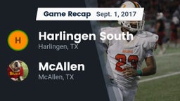 Recap: Harlingen South  vs. McAllen  2017