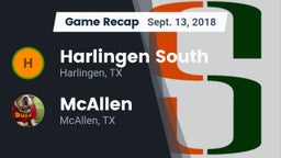 Recap: Harlingen South  vs. McAllen  2018