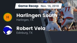 Recap: Harlingen South  vs. Robert Vela  2018