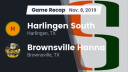 Recap: Harlingen South  vs. Brownsville Hanna  2019