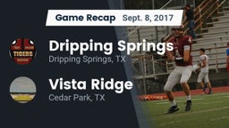 Recap: Dripping Springs  vs. Vista Ridge  2017