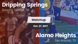 Matchup: Dripping Springs vs. Alamo Heights  2017