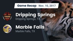 Recap: Dripping Springs  vs. Marble Falls  2017