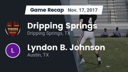 Recap: Dripping Springs  vs. Lyndon B. Johnson  2017