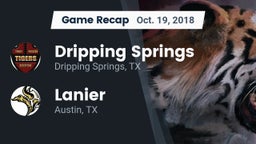 Recap: Dripping Springs  vs. Lanier  2018