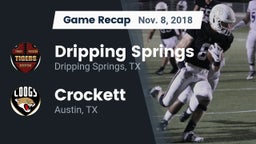 Recap: Dripping Springs  vs. Crockett  2018