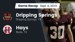 Recap: Dripping Springs  vs. Hays  2019