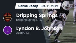 Recap: Dripping Springs  vs. Lyndon B. Johnson  2019