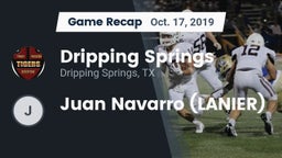 Recap: Dripping Springs  vs. Juan Navarro (LANIER) 2019