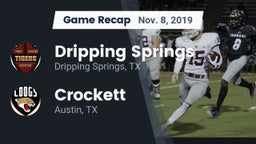 Recap: Dripping Springs  vs. Crockett  2019