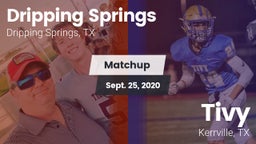 Matchup: Dripping Springs vs. Tivy  2020