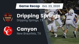 Recap: Dripping Springs  vs. Canyon  2020