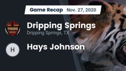 Recap: Dripping Springs  vs. Hays Johnson 2020