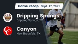 Recap: Dripping Springs  vs. Canyon  2021