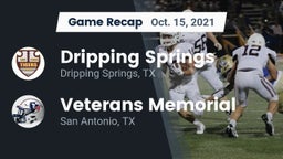 Recap: Dripping Springs  vs. Veterans Memorial 2021