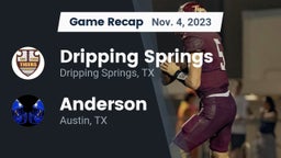 Recap: Dripping Springs  vs. Anderson  2023