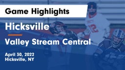 Hicksville  vs Valley Stream Central  Game Highlights - April 30, 2022