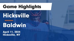 Hicksville  vs Baldwin  Game Highlights - April 11, 2024