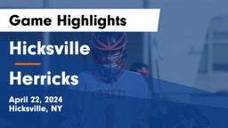 Hicksville  vs Herricks  Game Highlights - April 22, 2024