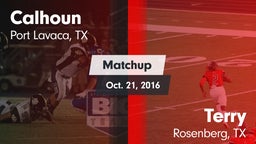 Matchup: Calhoun  vs. Terry  2016
