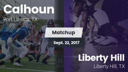 Matchup: Calhoun  vs. Liberty Hill  2017