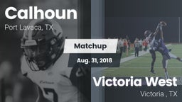 Matchup: Calhoun  vs. Victoria West  2018