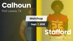 Matchup: Calhoun  vs. Stafford  2018