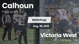 Matchup: Calhoun  vs. Victoria West  2019