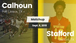 Matchup: Calhoun  vs. Stafford  2019