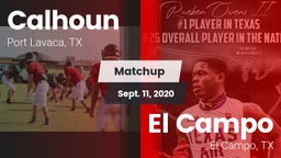 Matchup: Calhoun  vs. El Campo  2020