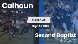 Matchup: Calhoun  vs. Second Baptist  2020
