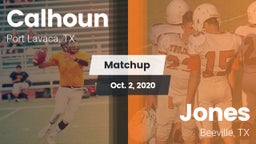Matchup: Calhoun  vs. Jones  2020