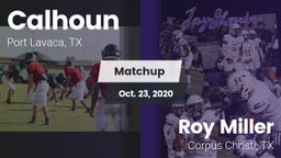 Matchup: Calhoun  vs. Roy Miller  2020