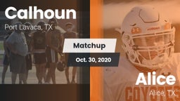 Matchup: Calhoun  vs. Alice  2020