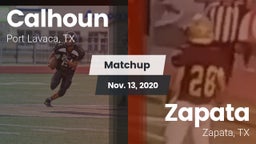 Matchup: Calhoun  vs. Zapata  2020