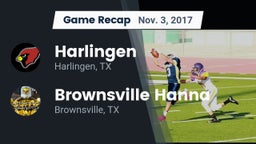 Recap: Harlingen  vs. Brownsville Hanna  2017