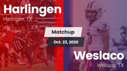 Matchup: Harlingen High vs. Weslaco  2020