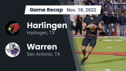 Recap: Harlingen  vs. Warren  2022