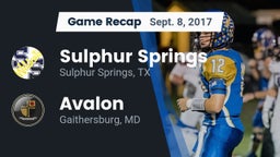 Recap: Sulphur Springs  vs. Avalon  2017