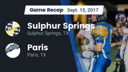 Recap: Sulphur Springs  vs. Paris  2017