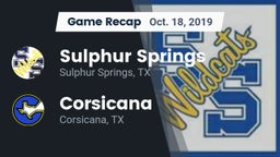 Recap: Sulphur Springs  vs. Corsicana  2019