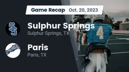 Recap: Sulphur Springs  vs. Paris  2023