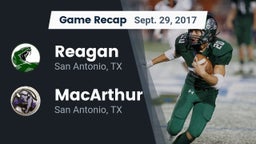 Recap: Reagan  vs. MacArthur  2017