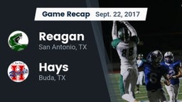 Recap: Reagan  vs. Hays  2017