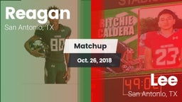 Matchup: Reagan  vs. Lee  2018