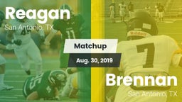 Matchup: Reagan  vs. Brennan  2019