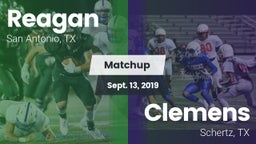 Matchup: Reagan  vs. Clemens  2019