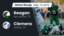Recap: Reagan  vs. Clemens  2019
