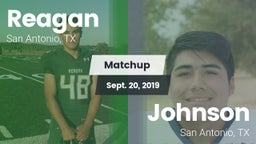 Matchup: Reagan  vs. Johnson  2019